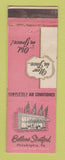 Matchbook Cover - Bellevue Stratford Hotel Philadelphia PA WEAR