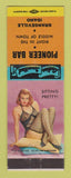 Matchbook Cover - Pioneer Bar Grangeville ID pinup