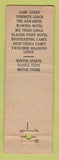 Matchbook Cover - Yosemite Park and Curry Company CA WEAR