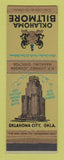 Matchbook Cover - Oklahoma Biltmore Hotel Oklahoma City OK