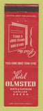 Matchbook Cover - Hotel Olmsted Cleveland OH