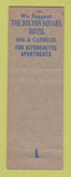 Matchbook Cover - Hotel Olmsted Cleveland OH