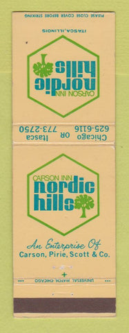 Matchbook Cover - Carson City Nordic Hills Carson Pirie Scott Itasca IL