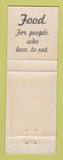 Matchbook Cover - Rebs Bar X Restaurant Red Bluff CA WEAR
