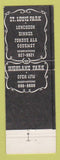 Matchbook Cover - King's Inn Highland Park St Louis Park MN