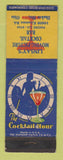 Matchbook Cover Linsay's Moving Picture Cocktail Bar Shaker Heights OH WORN BACK