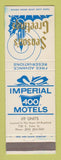 Matchbook Cover - Imperial 400 Motels Rockford IL
