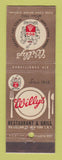 Matchbook Cover - Willy's Restaurant Grill New York City CREASE