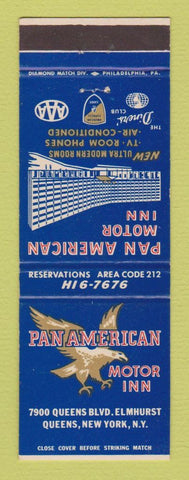 Matchbook Cover - Pan American Motor Inn Queens NY
