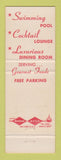 Matchbook Cover - Pan American Motor Inn Queens NY
