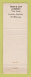 Matchbook Cover - Andersen's Trailer Court and Motel Long Beach WA