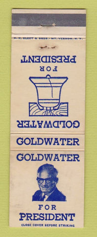 Matchbook Cover - Barry Goldwater for President 1964 WEAR