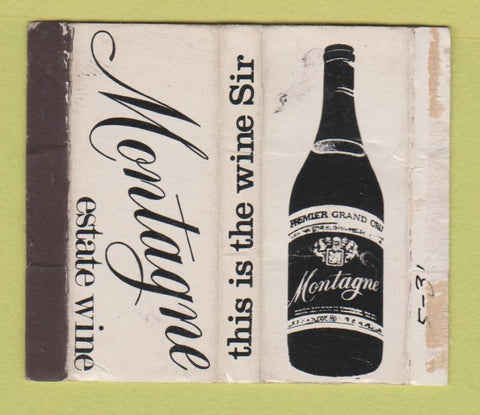 Matchbox - Montagne Estate Wine WORN