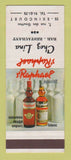 Matchbook Cover - St Raphael Chez Lina Exincourt France SAMPLE