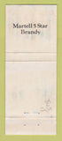 Matchbook Cover - Martell 5 Star Liquor South Africa WORN