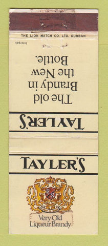 Matchbook Cover - Tayler's Brandy Liquor WORN TAPED