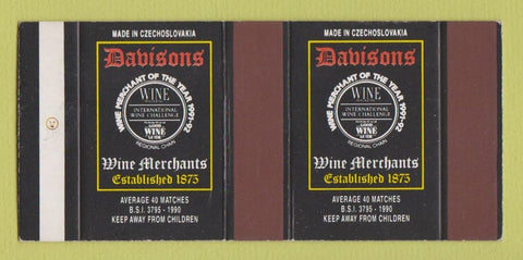 Matchbox - Davdisons Wine Merchants Czechoslovakia