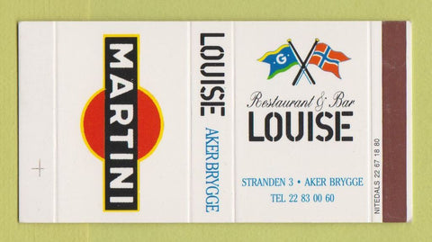 Matchbox - Martini Liquor Louise Restaurant Bar Stranden Aker Brygge