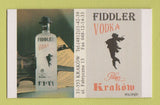 Matchbox - Fiddler Vodka Polmos Krakow Poland Liquor