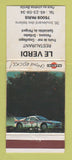 Matchbook Cover - Martini La Verdi Restaurant liquor Paris France WEAR