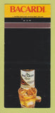 Matchbook Cover - Bacardi Rum Liquor San Juan Puerto Rico 30 Strike