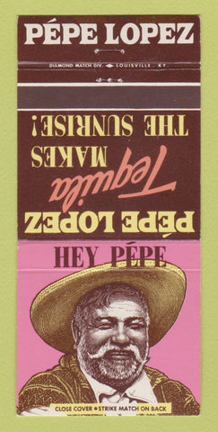 Matchbook Cover - Pepe Lopez Tequila 30 Strike