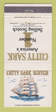 Matchbook Cover - Cutty Sark Scotch Whiskey 30 Strike