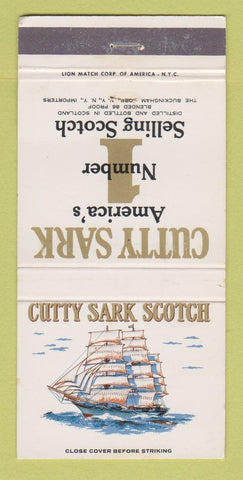 Matchbook Cover - Cutty Sark Scotch Whiskey 30 Strike