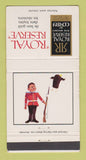 Matchbook Cover - Royal Reserve Rhye Whisky Corby Canada WORN 30 Strike