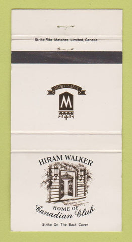 Matchbook Cover - Hiram Walker Canadian Club Whiskey 30 Strike