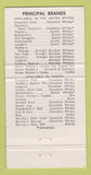 Matchbook Cover - Hiram Walker Canadian Club Whiskey 30 Strike