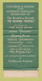 Matchbook Cover - Rod's 1920's Road House West Orange NJ girlie WEAR 30 Strike