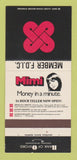 Matchbook Cover - Bank of Oxford MS Mimi girlie 30 Strike
