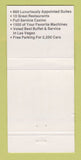 Matchbook Cover - Rio Hotel Casino Las Vegas NV  30 Strike