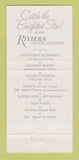 Matchbook Cover - Riviera Hotel Casino Las Vegas NV LA Cage 30 Strike