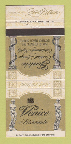 Matchbook Cover - Venice Ristorante Daytona Beach Shores FL 30 Strike