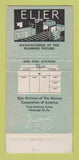 Matchbook Cover - Eljer Plumbing Miller Heating Norwood OH girlie WEAR 30 Strike