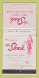 Matchbook Cover - The Shah Restaurant Salt Lake City UT girlie POOR 30 Strike