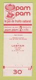 Matchbook Cover - Cinzano Blanc Liquor Hotel Du Midi Salbris France
