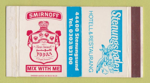 Matchbox - Smirnoff Vodka Stenungsbaden Hotel