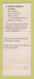 Matchbook Cover - Safari African Drink Liquor South Africa