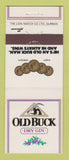 Matchbook Cover - Old Buck Dry Gin South Africa