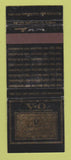 Matchbook Cover - VO Liquor Brandy Bertrams South Africa WEAR