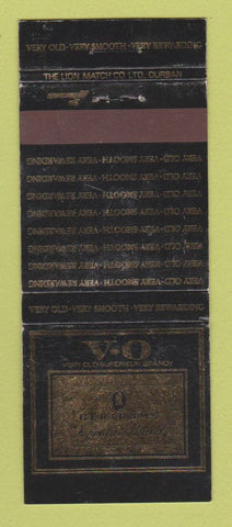 Matchbook Cover - VO Liquor Brandy Bertrams South Africa WEAR