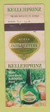 Matchbook Cover - Kellerprinz Liquor Wine South Africa WORN