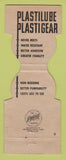 Matchbook Cover - Plastilube Warren Refining Cleveland OH Jewelite