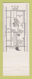 Matchbook Cover - Back Stage Scottsdale AZ movie stars
