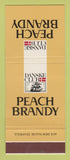 Matchbook Cover - Danske Club Peach Brandy Liquor WEAR