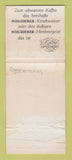 Matchbook Cover - Schladerer Liquor Germany WEAr