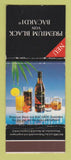 Matchbook Cover - Bacardi Black Rum WEAR